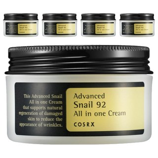 코스알엑스 어드벤스드 스네일 92 올인원 크림, 100ml, 5개