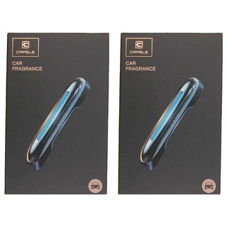 CAFELE 卡斐樂 禾統 隱藏式汽車香氛 鋅合金材質 83g, 君悅繽紛 古龍香, 2盒