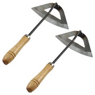 微笑木柄除草鋤頭, 2個
