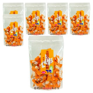 家和 北海道杏仁牛奶糖 香甜濃郁 口感滑順, 100g, 6袋