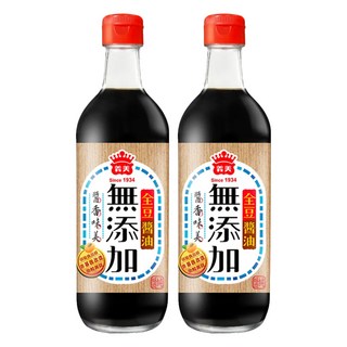 義美 全豆無添加醬油, 420ml, 2瓶