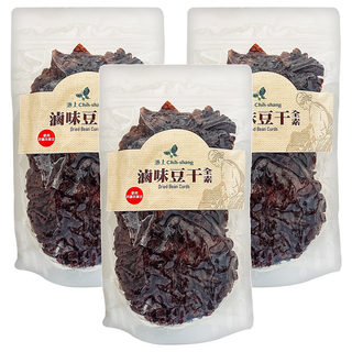 池上鄉農會 滷味豆干 (400g/包) - Q彈入味 休閒零食首選, 3包