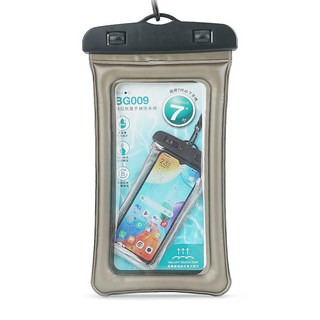 RONEVER 快扣氣囊手機防水袋, 黑色, 1個