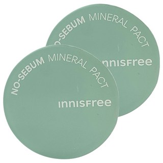 INNISFREE 台灣公司貨 無油無慮礦物控油蜜粉餅 8.5g, 78511, 2個
