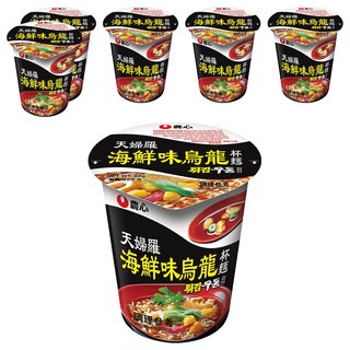 NONGSHIM 農心 天婦羅海鮮味烏龍 杯麵, 62g, 6入