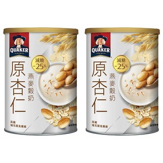 QUAKER 桂格 原杏仁燕麥穀奶, 390g, 2罐