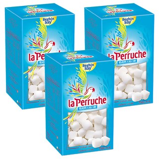 la Perruche 鸚鵡牌 天使白糖 750g 天然結晶 咖啡/茶飲適用, 3盒