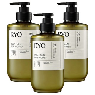 RYO 呂 女性用強韌蘊髮洗髮精 香檸檬薰衣草香, 515ml, 3個