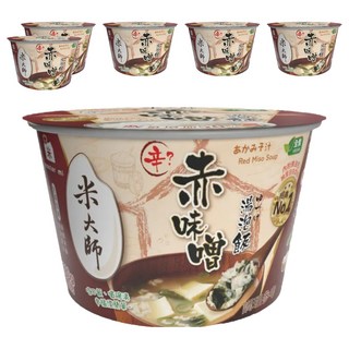 master mi 米大師 湯泡飯 赤味噌, 6個, 210g