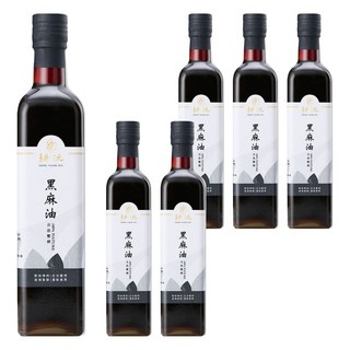 GENG YUAN 耕沅 100%古法壓榨黑麻油, 500ml, 6瓶