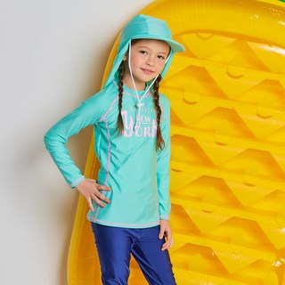 아이스샌드 여아용 주니어 래쉬가드 3종세트 BR-30105