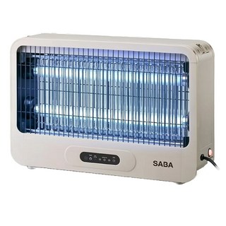 SABA 20W電擊式捕蚊燈 SA-HG05，10W誘蚊燈管，3500V強力電擊，ABS材質，可懸掛/站立擺放