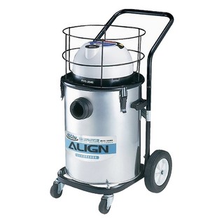 亞拓 工業用吸塵器 AVC-2040 工業級大容量 乾濕兩用 附多種吸頭 適用於工廠、倉庫等場所, 銀色 + 黑色, 1台