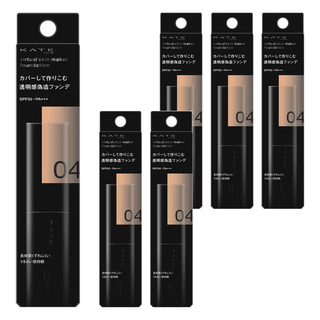 KATE 凱婷 台灣原廠公司貨 幻象零瑕粉底液 25ml, 04, 6個