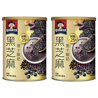 QUAKER 桂格 黑芝麻黑十穀奶, 390g, 2罐