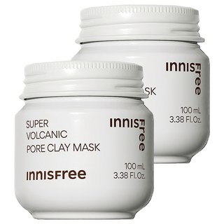 INNISFREE 超級火山泥毛孔潔淨面膜, 1罐, 2罐