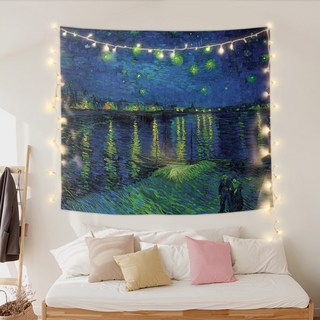 SANGSANG HOO 布藝海報, 梵谷 隆河上的星夜