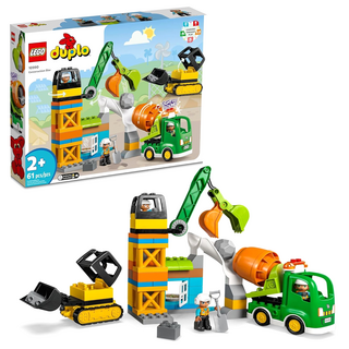 LEGO 樂高 duplo 得寶 積木玩具 工地, 1盒