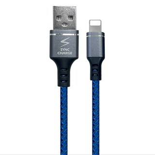 iLeco Lightning超耐用快充線 iPhone/iPad大電流 1.2M, 1個, 混合色