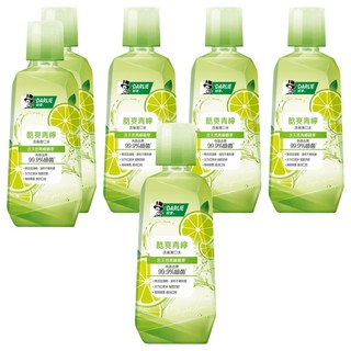 DARLIE 好來 酷爽青檸漱口水，含天然青檸精華，有助去除99.9%細菌, 500ml, 6瓶