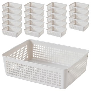 Brida 韓國製造 食物儲藏室收納籃 3號, 冷灰色, 20個