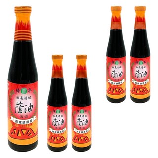 西螺鎮農會 陳年蔭油 400ml 古法釀造 無防腐劑 玻璃瓶裝 台灣在地風味, 5瓶