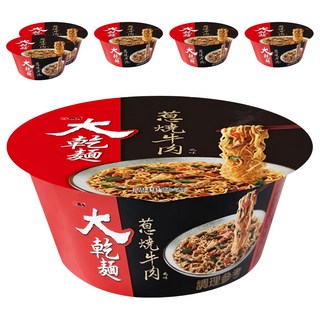 維力 大乾麵 蔥燒牛肉風味, 6入