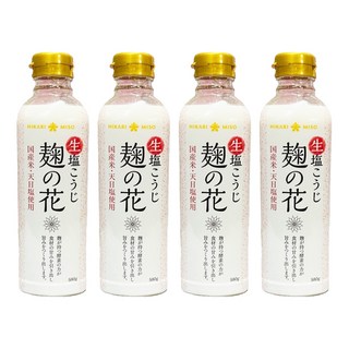 HIKARI MISO 麴之花 生鹽麴, 580g, 日本產, 4瓶