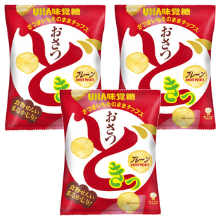UHA 味覺糖 原味薯片, 65g, 3包