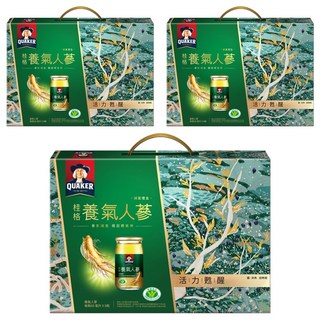QUAKER 桂格 養氣人蔘 補氣禮盒 8瓶, 480ml, 3盒