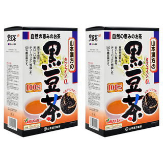YAMAKAN 山本漢方 黑豆茶 100% 無咖啡因, 10g, 30包, 2盒