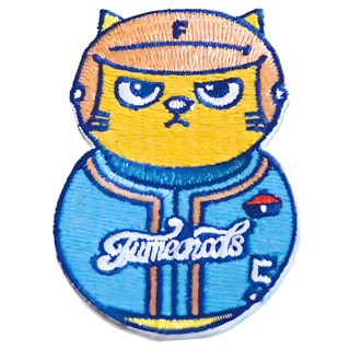 黃阿瑪的後宮生活 後宮打不倒棒球隊布章 4*7cm, 嚕嚕, 1個