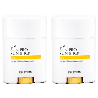 ISA KNOX 伊莎諾絲 UV Sun Pro 365輕盈防曬棒 SPF50+ PA++++, 2支, 19g