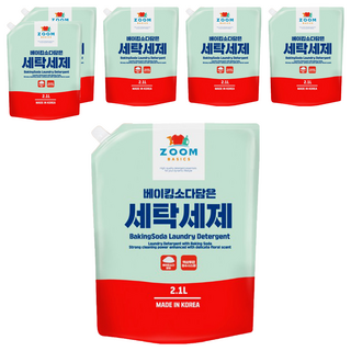 ZOOM Basics 小蘇打洗衣精補充包 2.1L x 6包