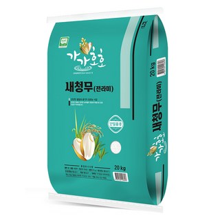 가가호호 새청무 쌀, 상등급, 20kg, 1개