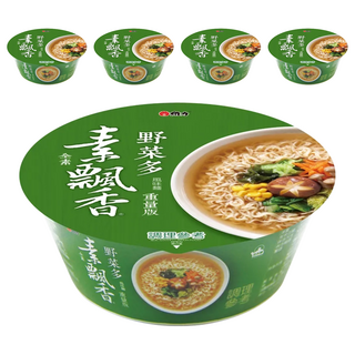 維力 素飄香 野菜多風味麵 重量版 95g, 5入