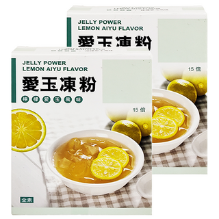 YIN FA 盈發 FUNN 愛玉果凍粉 80g (檸檬風味 DIY甜點), 2盒