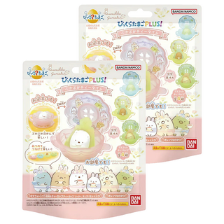 BANDAI 泡澡公仔沐浴球 角落生物下午茶時光, 90g, 2個
