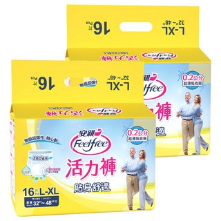 安親 FeelFree 活力褲 16片, L~XL(腰圍32~48吋), 2包