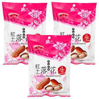 Nut King 鄭美香 紅土落花生, 3包, 240g