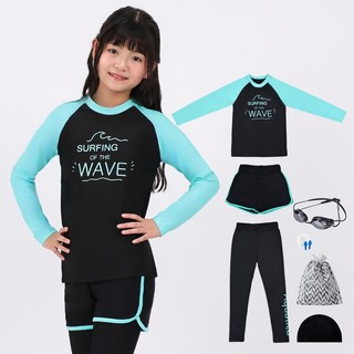 아쿠아티카 아동용 래쉬가드 6종 세트 AQA321