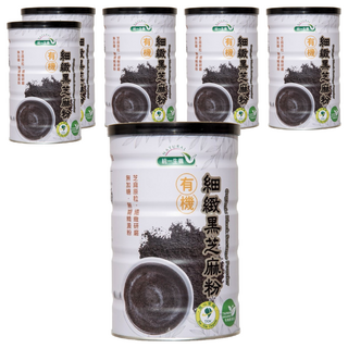 統一生機 有機細緻黑芝麻粉, 350g, 6罐