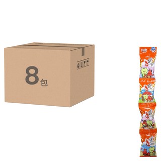 Calbee 卡樂比 Kappa Ebisen 河童蝦條 香辣燒烤味迷你蝦條, 14g, 8包