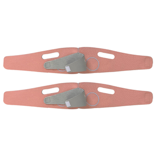 西格傢飾 石墨烯物理V臉睡眠止鼾面罩 綠光布+SCR+石墨烯 臉部矯正, 2個