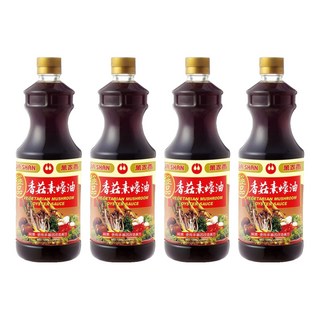 萬家香 香菇素蠔油 無味精添加 不含焦糖色素 黃豆與小麥基底, 1.2kg, 4瓶