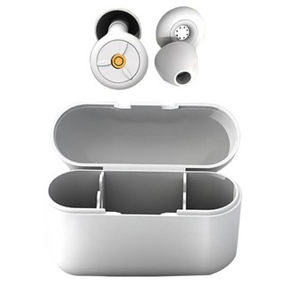 Kyhome 濾波器超強隔音降噪耳塞 白色, 1組, 2個裝