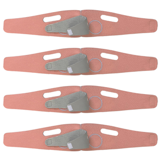 西格傢飾 石墨烯物理V臉睡眠止鼾面罩 綠光布+SCR 睡眠好物, 4個