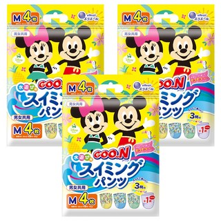 GOO.N 大王 日本境內版 迪士尼戲水褲, M, 12片