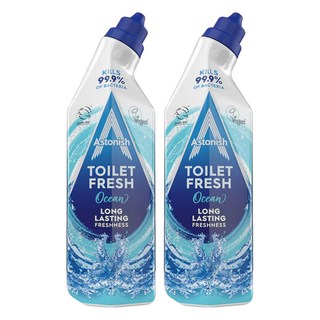 Astonish 免刷洗馬桶清潔劑 海洋藍, 750ml, 2瓶