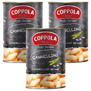COPPOLA 柯波拉 義大利天然白腰豆, 400g, 3罐